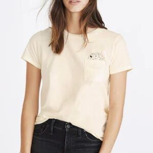 RARE NWOT Madewell x Milk Bar® Cookie Pocket Tee
